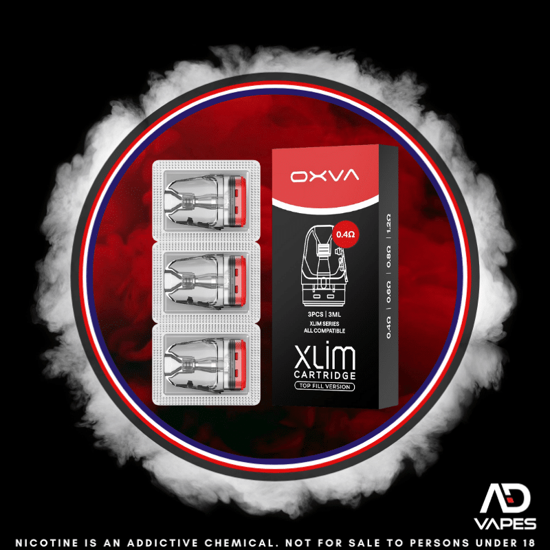 OXVA Xlim Replacement Cartridges Top Fill 0.4 3ml 3 Pack