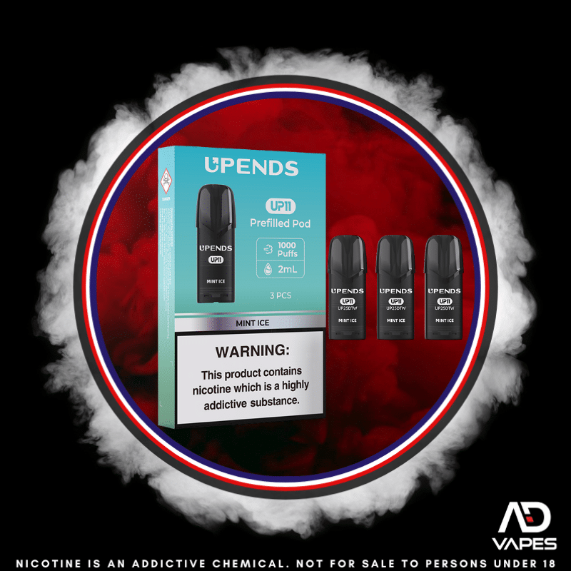 Upends UP11 Replacement Pod 1000 50mg Mint Ice 3 Pack
