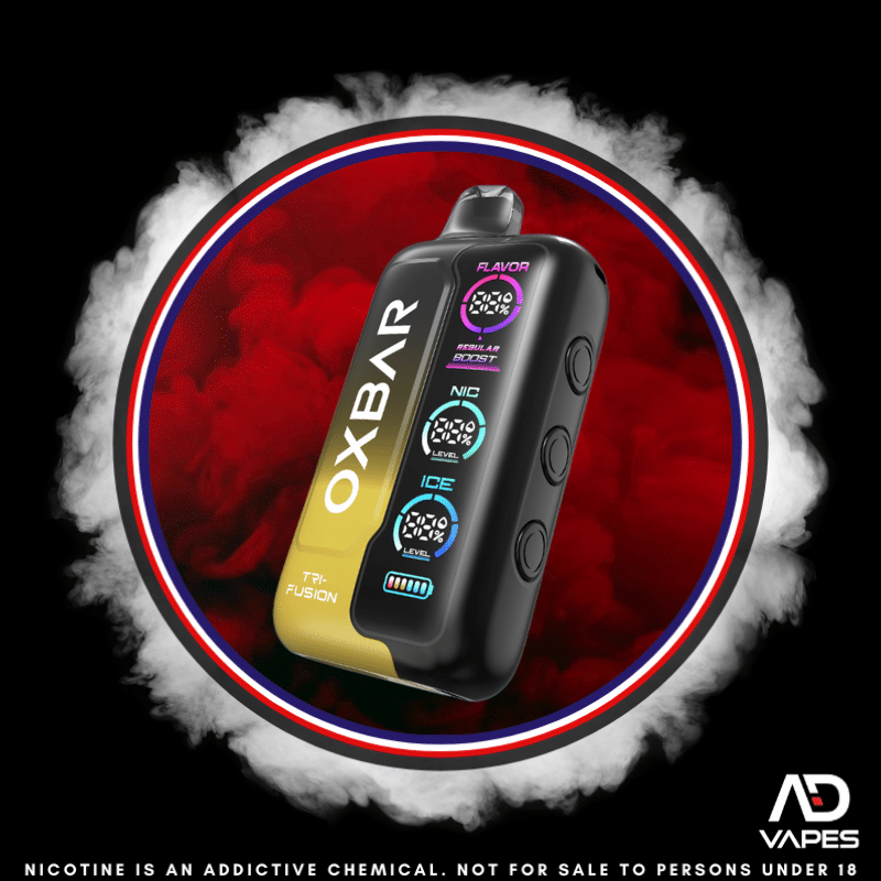 OXBAR Tri-Fusion Ice+Nic+Sweet 50K Creme Brulee Cheesecake