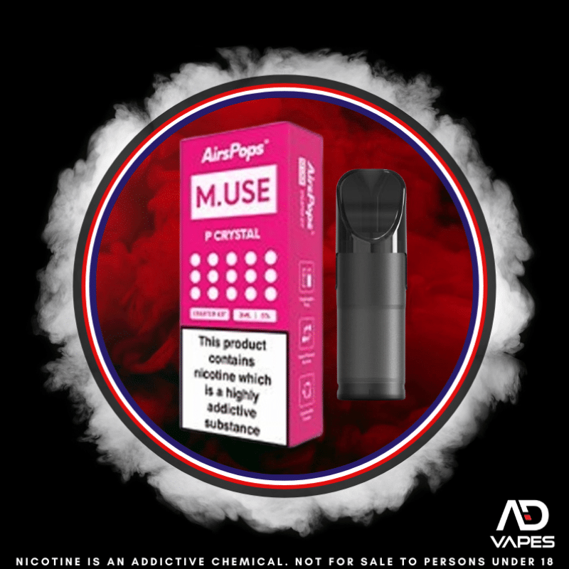 Airscream AirsPops M.USE Replacement Pod 50mg 3ml P Crystal