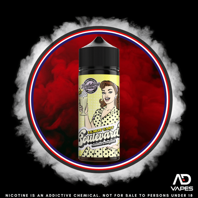 Pudding Puffs Lemon Tart Boulevard 120ml Flavour Shot