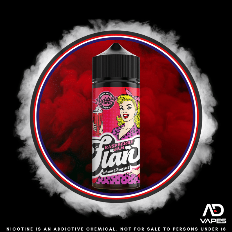 Pudding Puffs Raspberry Jam Flan 120ml Flavour Shot