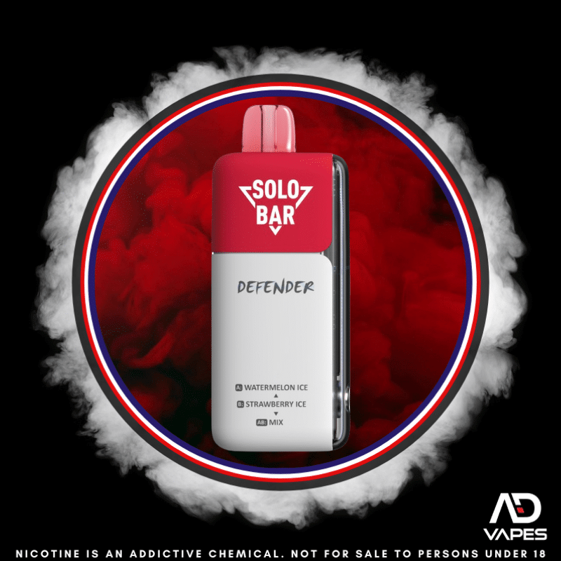Solo Bar Defender 40K 50mg Watermelon Ice & Strawberry Ice Dual Flavour