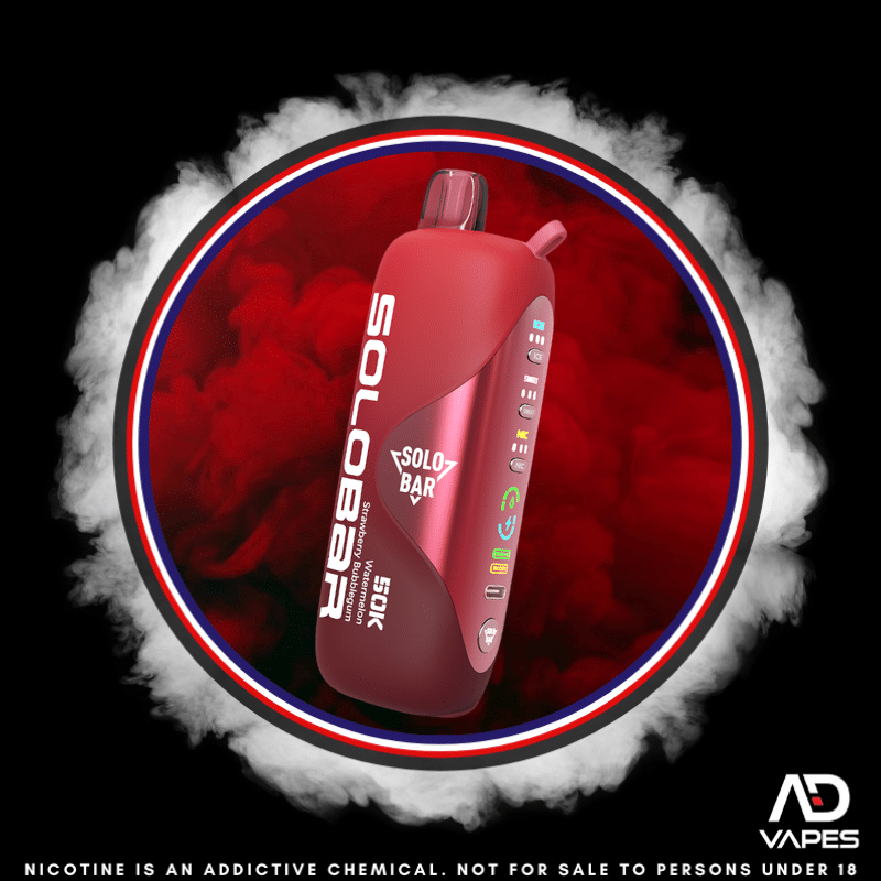 Solo Bar Vanguard Ice+Nic+Sweet 50K Watermelon Strawberry Bubblegum