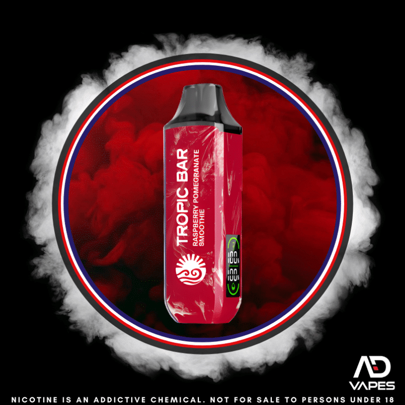 Tropic Bar 12K 50mg Raspberry Pomogranate Smoothie