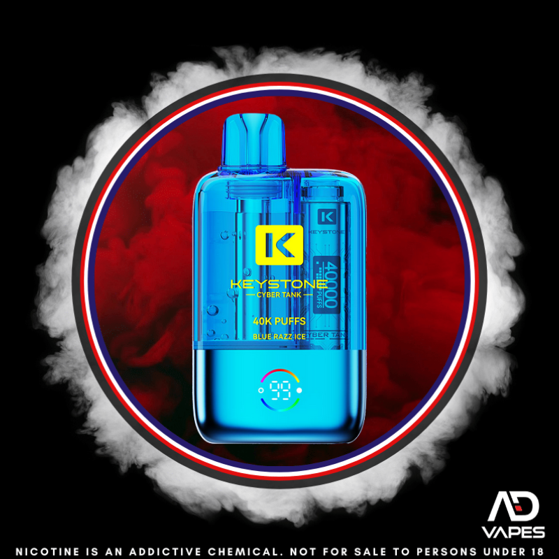Keystone Cyber Tank 40K 50mg Blue Razz Ice