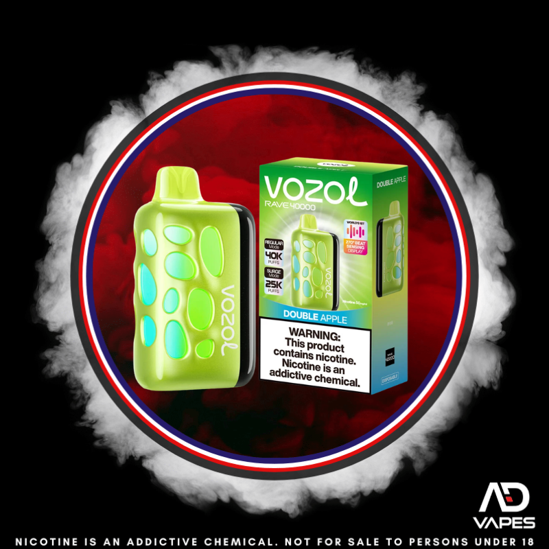Vozol Rave 40K 50mg Double Apple