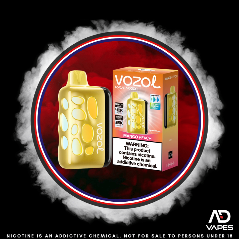 Vozol Rave 40K 50mg Mango Peach