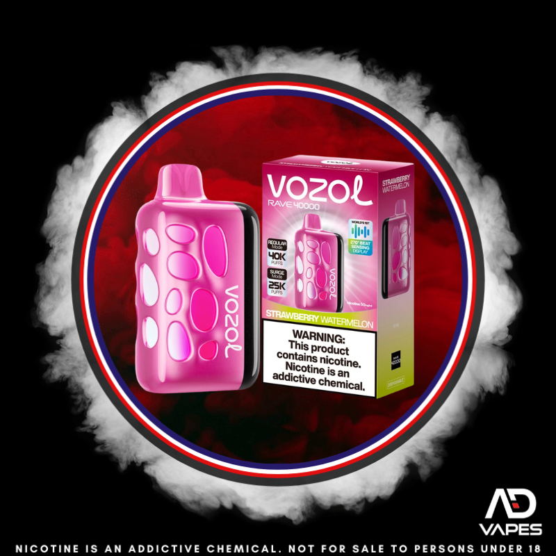 Vozol Rave 40K 50mg Strawberry Watermelon